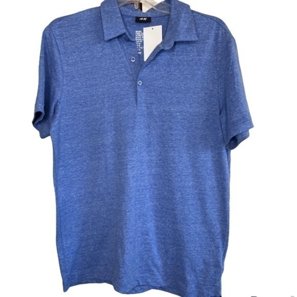 H&M Blue/Heather Polo